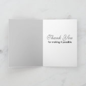 De Overlevende van de slag dankt u kaardt Bedankkaart (Binnen)