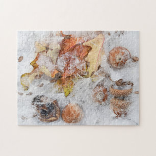 De overlevenden van de winter legpuzzel