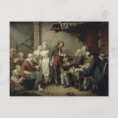 De overlijdensovereenkomst, 1761 briefkaart (Voorkant)