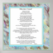 De overmaatse Poster Nicene creeerde Veelvoudige G (Voorkant)