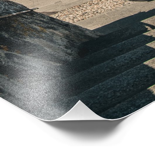 De oversteek van de Naviglio Foto Afdruk (Hoek)