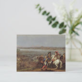 De oversteek van de Rijn, 12 juni 1672 Briefkaart (Staand voorkant)