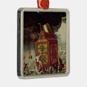 De overstroming, 1516 metalen ornament (Rechts)