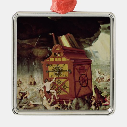 De overstroming, 1516 metalen ornament (Voorkant)