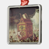 De overstroming, 1516 metalen ornament (Links)