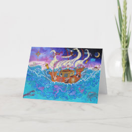 DE OVERSTROMING BEDANKKAART