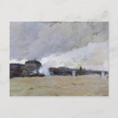 De overstroming van de Seine, c.1903 Briefkaart (Voorkant)