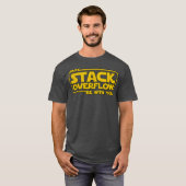 De Overstroming van de stapel met u wijdt programm T-shirt (Voorkant volledig)