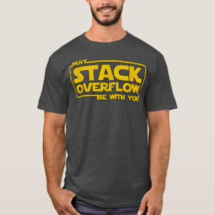 De Overstroming van de stapel met u wijdt programm T-shirt