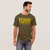 De Overstroming van de stapel met u wijdt programm T-shirt (Voorkant volledig)