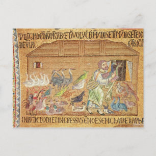 De overstroming, van het Atrium, detail van Noah Briefkaart