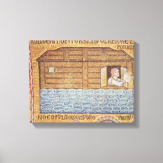 De overstroming, van het Atrium, detail van Noah Canvas Afdruk (Voorkant)