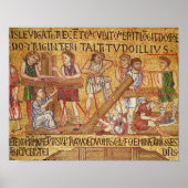 De overstroming, van het Atrium, geeft de details  Poster (Voorkant)