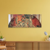 De overstromingen en de verzakking van de wateren canvas afdruk (Insitu (Woonkamer))