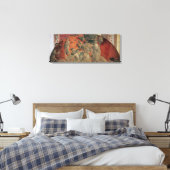 De overstromingen en de verzakking van de wateren canvas afdruk (Insitu (Slaapkamer))