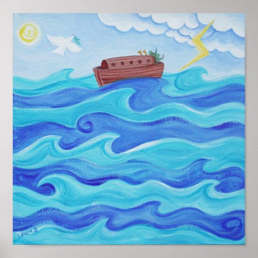 De overstromingsdruk poster (Voorkant)