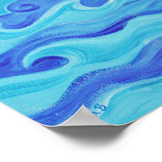 De overstromingsdruk poster (Hoek)