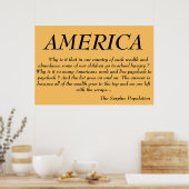 De overtollige bevolking poster (Keuken)