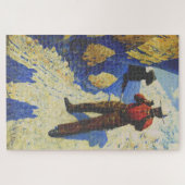 De Overval (De hinderlaag) 1903 William R. Leigh Legpuzzel (Horizontaal)