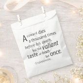 De overvaller sterft maar eens Shakespeare Bedankzakje (Geknipt)