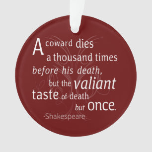 De overvaller sterft maar eens Shakespeare Ornament