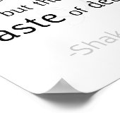De overvaller sterft maar eens Shakespeare Poster (Hoek)