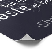 De overvaller sterft maar eens Shakespeare Poster (Hoek)