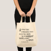 De overvaller sterft maar eens Shakespeare Tote Bag (Voorkant (product))