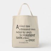 De overvaller sterft maar eens Shakespeare Tote Bag (Achterkant)