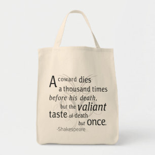 De overvaller sterft maar eens Shakespeare Tote Bag
