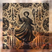 De overvloed aan kerstcadeaus raamsticker (Vel 2)