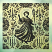 De overvloed aan kerstcadeaus raamsticker (Vel 3)