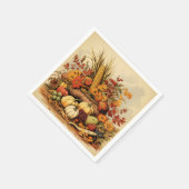 De overvloed van de herfst: overvloedig feest servet (Hoek)