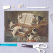 De overweging van Kittens door Carl Reichert Tissuepapier (Craft)
