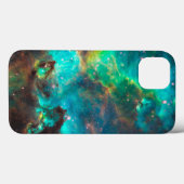 De overweldigende Cluster van de Ster Aqua Case-Mate iPhone Case (Achterkant (horizontaal))