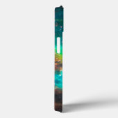 De overweldigende Cluster van de Ster Aqua Case-Mate iPhone Case (Achterkant / Rechts)