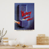 De overwinning begint hier poster (Keuken)