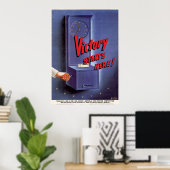 De overwinning begint hier poster (Thuiskantoor)