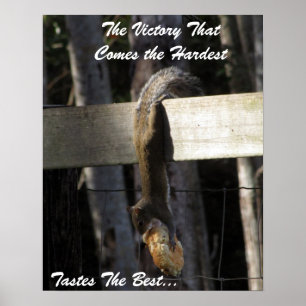 De overwinning die de moeilijkste is, is de beste poster