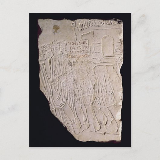 De overwinning van Constantijn de Grote op Briefkaart (Voorkant)