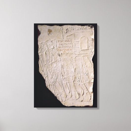 De overwinning van Constantijn de Grote op Canvas Afdruk (Voorkant)