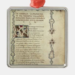De overwinning van de liefde metalen ornament