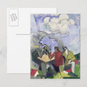 De overwinning van de lucht, 1913 briefkaart (Voorkant / Achterkant)