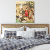 De overwinning van de nieuwe regio's in Rusland in Canvas Afdruk (Insitu (Slaapkamer))