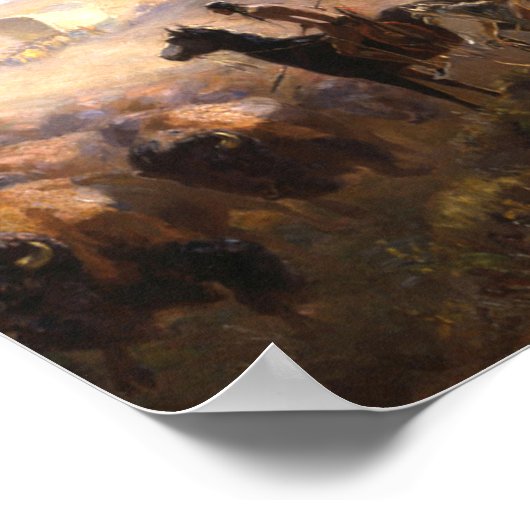 De overwinning van de Prijs door Irving R. Bacon Poster (Hoek)