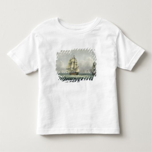 De overwinning van HMS op de Franse lijn, vergezel Kinder Shirts (Voorkant)