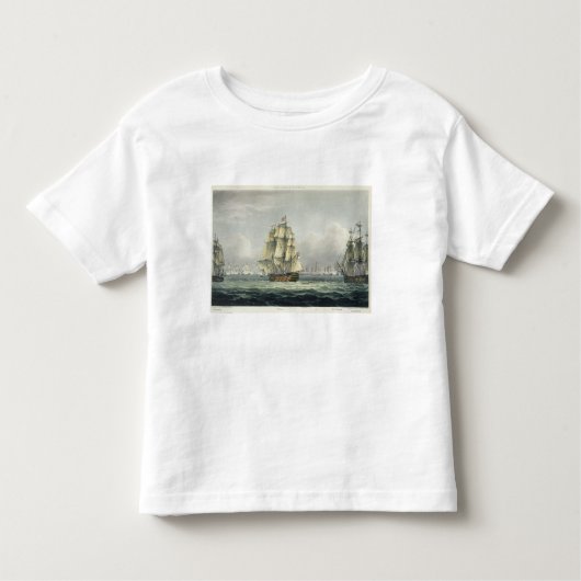 De overwinning van HMS op de Franse lijn, vergezel Kinder Shirts (Voorkant)