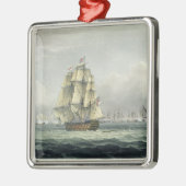 De overwinning van HMS op de Franse lijn, vergezel Metalen Ornament (Links)