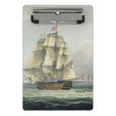 De overwinning van HMS op de Franse lijn, vergezel Mini Klembord (Voorkant)