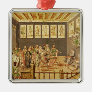 De overwinning van Mexico Metalen Ornament